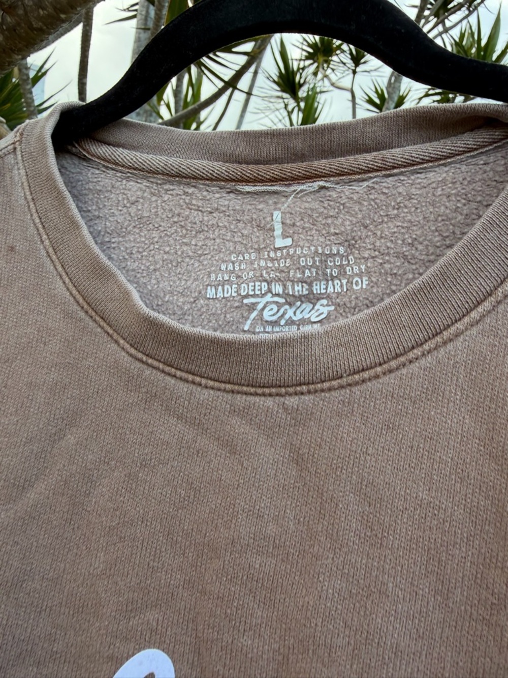 Aloha Script Pullover Sweatshirt - Brown - Picture 4 of 5